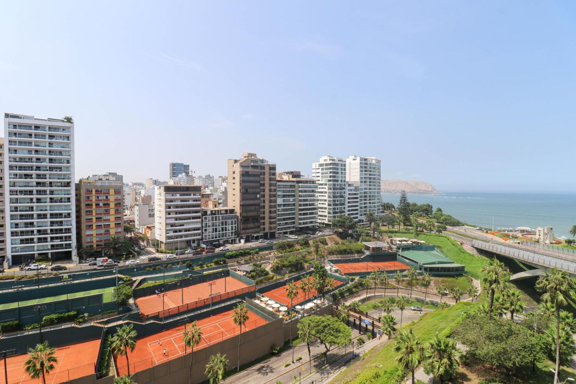 Apartmán Stylish 3Br With Ocean View Lima Exteriér fotografie